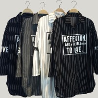 Jual kemeja big size oversized baju kemeja korea blouse atasan fashion baru Murah