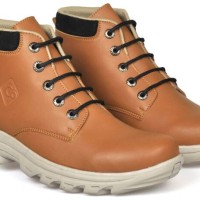 Sepatu boot coklat,Sepatu boot pria, sepatu distro