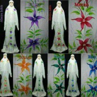 Jual mukena bali lukis abaya/terusan Murah