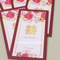 Jual Amplop Angpao Flower 03 - Pink Red Murah
