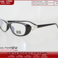 Kacamata Korea Cat | Frame + Lensa Minus/Plus/Silinder Anti Radiasi