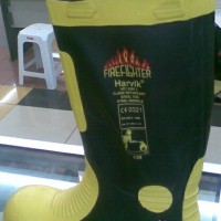 harvik safety fire ranger shoes sepatu boot pemadam kebakaran.