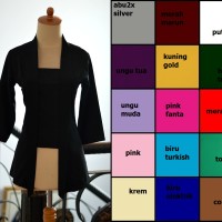 Jual Kebaya Jadi kerah Kutu Baru katun silk pesta wisuda prewedding seragam Murah