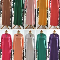 Jual Dalaman Gamis baju muslim kaftan manset panjang inner terusan halus Murah