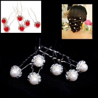 Jual Aksesoris Rambut Hair Pin Import Jepitan mutiara set kebaya gaun pesta Murah