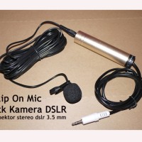 Jual Clip On Mic buat Kamera DSLR Murah