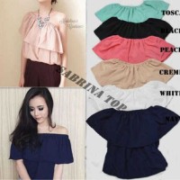 Jual Sabrina Top bisa request ukuran BIGSIZE Murah