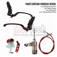 Paket Kopling Hidrolik - Master Rem Nissin + Tabung minyak Ninja Z 250