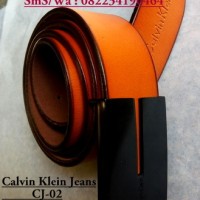 IKAT PINGGANG KULIT ASLI IMPORT CALVIN KLEIN CJ02,SABUK KULIT IMPORT