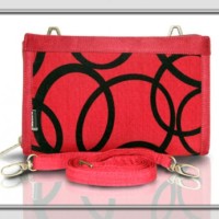 Jual Dompet HPO Plain Flocking Red Makara Murah