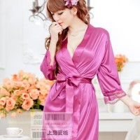 Jual SEXY SATIN KIMONO ROBE LINGERIE Murah