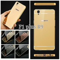 OPPO F1 PLUS Metal Bumper Mirror Slide Back Cover