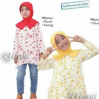 Qirani QK 78 / baju muslim anak + jilbab anak