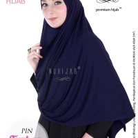 Jual Jilbab Panjang Instan Pashmina Syari Nyaman Adem Nuhijab PIN Turban Murah