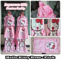 Mukena Anak KATUN JEPANG Hello Kitty Rose Pink (Size S)