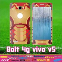 Garskin Ivo Bolt V5 Full Body Motif Iron Man motif bisa custom all hp