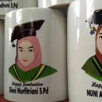 Mug Vector Custom - Kado ulangtahun , wisuda, anniversary dll