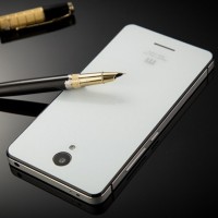 Jual CASING WHITE/SILVER ALUMINIUM XIAOMI REDMI NOTE 2 PRIME CASE/COVER Murah