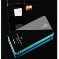 Jual CASING BLACK/BLUE ALUMINIUM XIAOMI REDMI NOTE 2 PRIME BACK/CASE/COVER Murah
