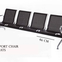 KURSI TUNGGU KURSI BANDARA AIRPORT CHAIR 4 SEATS 46 CM