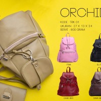 Jual TAS RANSEL WANITA MODEL TERBARU KUALITAS BAGUS PRODUK VIYAR ORCHID Murah