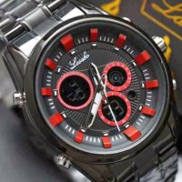 Jual jam tangan Pria casual rantai original anti air murah terbaru lasebo 2 Murah
