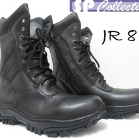 Jual Sepatu Boot PDL JR 8 Kulit Sapi Asli Dengan Sol Anti Solar Murah