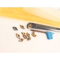 Paket SDUCR 07 Insert DCMT 07 02 Bubut Diameter Dalam | Pisau Bubut