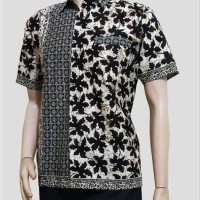 baju batik kemeja pria lengan pendek
