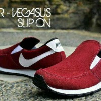 PROMO SEPATU NIKE VEGASUS AZR SLIPON GRADE ORI VIETNAM WARNA MERAH