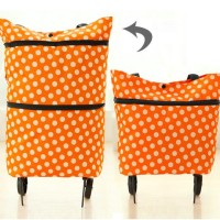 Jual Shopping Trolley Bag 092 ( Tas belanja Trolly Bisa di lipat ) Murah