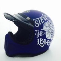 Helm Cakil Steve The Legend Biru / Helm Cakil HBC Helm Cakil SNI