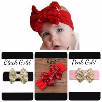 Jual BANDANA BANDO TURBAN BAYI BABY HEADBANDS HAIRBANDS BIG BOWS Murah