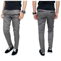 Jual Celana chino panjang list hitam Murah