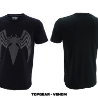 Jual T-Shirt / Baju / Kaos Superhero Topgear Spiderman Venom Murah