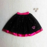 Jual Rok Tutu Anak Motif Polkadot Love, Ice Cream / Rok Hitam Murah