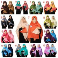 Jual Jilbab Bolak Balik Segi Empat Aufa Collection - Modifikasi Murah