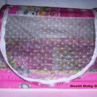 Kasur Bayi Kolam Klambu Corak Warna Pink