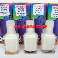 Jual Toyota SUPER WHITE Cat Oles Penghilang Baret Parah, Lecet, Gores Mobil Murah