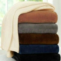 Jual MY DREAM SELIMUT BULU POLOS/ SELIMUT BED COVER Murah