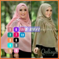 Hijab Qalisya Khimar Gesper Jilbab Instan Syar'i Sifon Murah VS 464