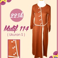 Gamis model cantik - Gamis Mutif 114 Ukuran S