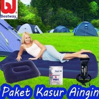 Jual KASUR ANGIN BESTWAY PAKET (Kasur Single + Pompa 12