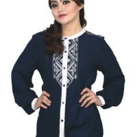 pakaian atasan wanita, baju blouse muslimah terbaru rln 075