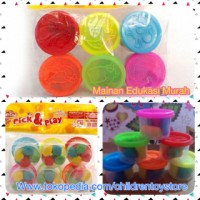 Jual Fun doh pick & play lilin mainan clay Murah