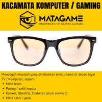 Jual KACAMATA KOMPUTER / GAMING MATAGAME (Lensa 400UV) INDONESIA Murah