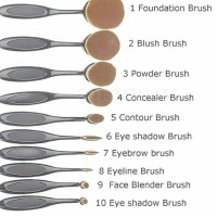 Jual BRUSH OVAL SET ISI 10PCS Murah