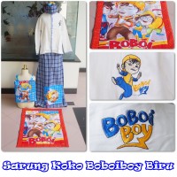 Baju / Sarung Koko Anak Karakter BoboiBoy M