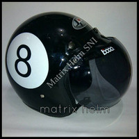 Helm Retro Bogo Angka 8 A2ET