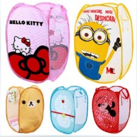 Jual Keranjang Baju Kotor Bag Hello Kitty Doraemon Minion Minnie Rilakkuma Murah